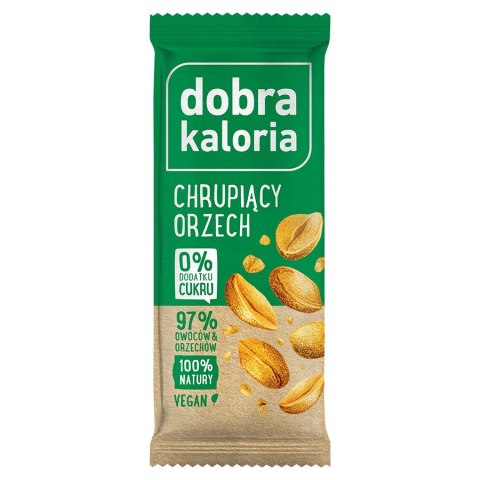 Baton owocowy - chrupiący orzech Dobra Kaloria 35g