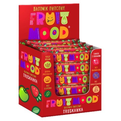 Batonik owocowy - truskawka Fruit Mood 20g