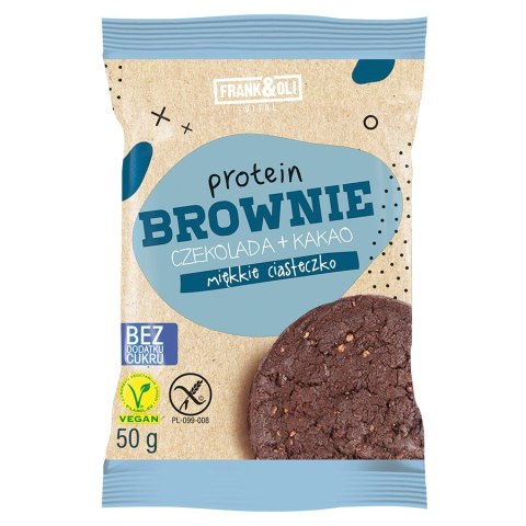 Ciastko proteinowe brownie Frank&Oli, 50g