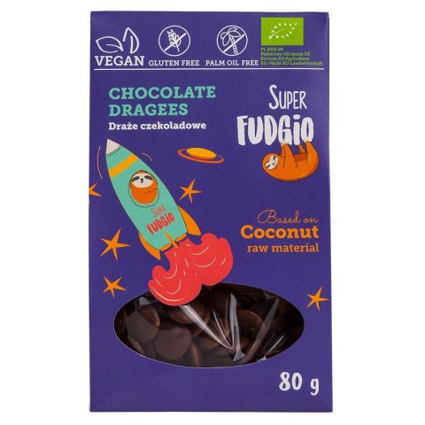 Draże czekoladowe bezglutenowe Super Fudgio BIO 80g