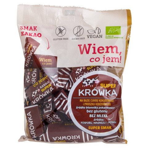 Krówki bezmleczne kakaowe bezglutenowe Super Krówka BIO 150g