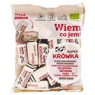 Krówki bezmleczne kokosowe bezglutenowe Super Krówka BIO 150g