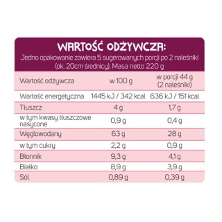 Mieszanka na naleśniki z probiotykami i burakiem Cultured Foods BIO 220g