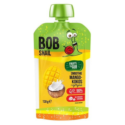 Smoothie mango-kokos-cytryna bez dodatku cukru Bob Snail 120g