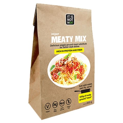 Vegan Meaty Mix roślinny zamiennik mięsa Cultured Foods 200g