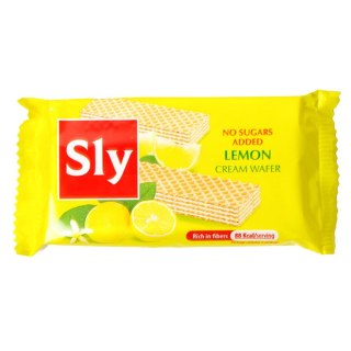 Wafelki z kremem cytrynowym bez dodatku cukru Sly Nutritia 40g