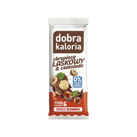 Baton orzech laskowy Dobra Kaloria, 35g