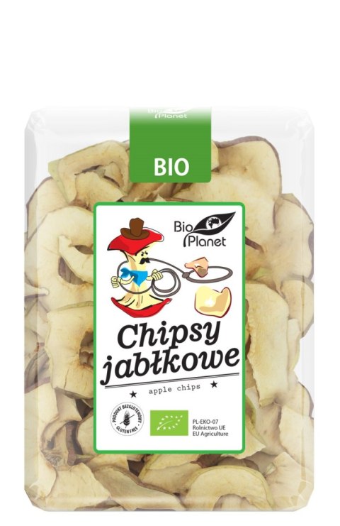 CHIPSY JABŁKOWE BEZGLUTENOWE BIO 100 g - BIO PLANET