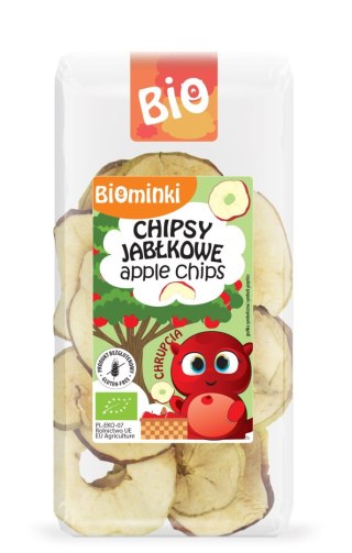 CHIPSY JABŁKOWE BEZGLUTENOWE BIO 30 g - BIOMINKI