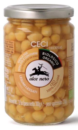 CIECIERZYCA W ZALEWIE BIO 300 g (220 g) - ALCE NERO