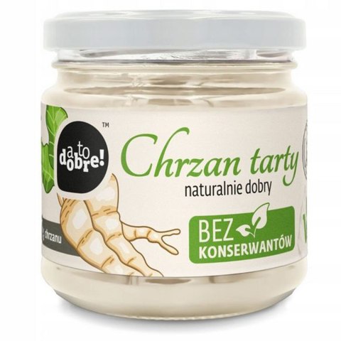 Chrzan tarty niepasteryzowany A to dobre!, 200g