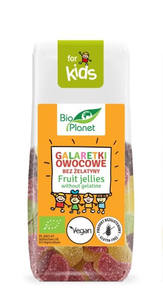 GALARETKI OWOCOWE BEZ ŻELATYNY BEZGLUTENOWE BIO 100 g - BIO PLANET