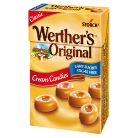 Karmelki o smaku śmietankowym bez cukru Werther's Original 42g