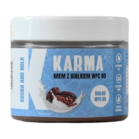 Krem COCOA AND MILK Karma, 250g