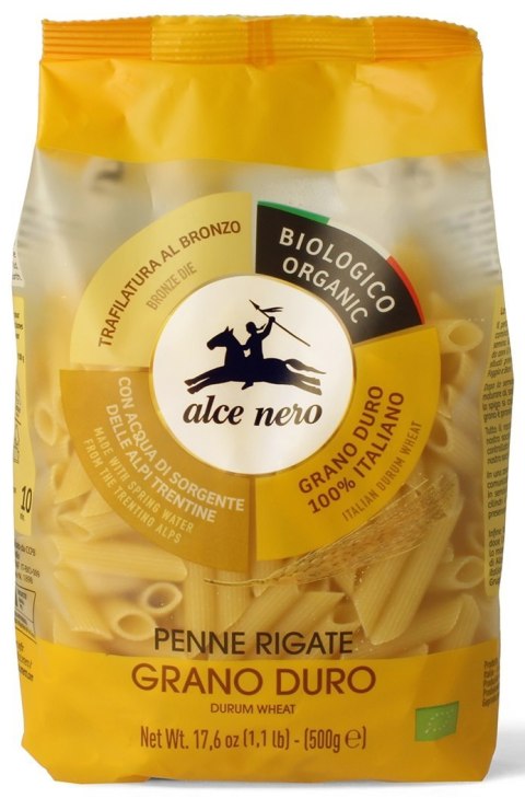 MAKARON (SEMOLINOWY) PENNE BIO 500 g - ALCE NERO