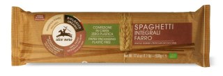 MAKARON (Z PŁASKURKI RAZOWY) SPAGHETTI BIO 500 g - ALCE NERO