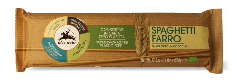 MAKARON (Z PŁASKURKI) SPAGHETTI BIO 500 g - ALCE NERO