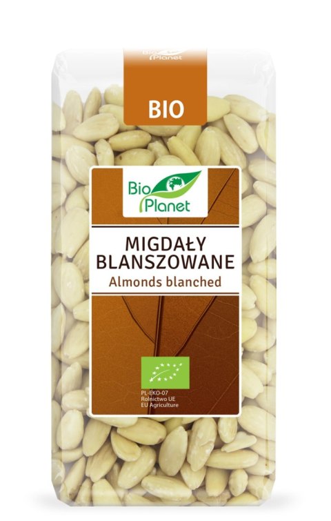 MIGDAŁY BLANSZOWANE BIO 350 g - BIO PLANET