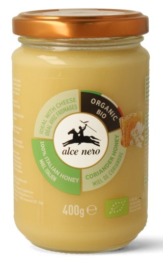 MIÓD NEKTAROWY Z KOLENDRY BIO 400 g - ALCE NERO