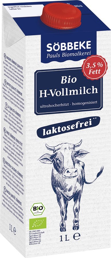 MLEKO BEZ LAKTOZY (3,5 % TŁUSZCZU) BIO 1 L - SOBBEKE MLEKO BEZ LAKTOZY (3,5 % TŁUSZCZU) BIO 1 L - SOBBEKE