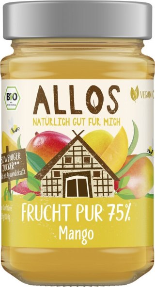 MUS Z MANGO (75 % OWOCÓW) BIO 250 g - ALLOS