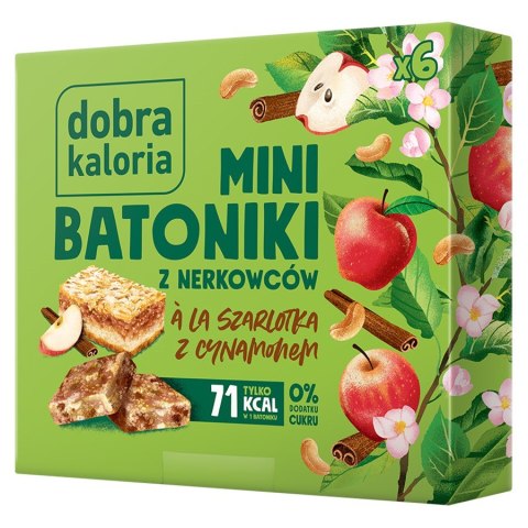 Minibatoniki z nerkowców - szarlotka Dobra Kaloria, 102g