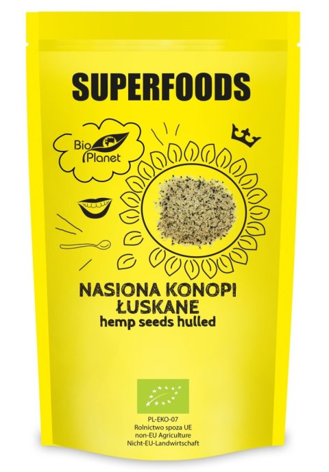 NASIONA KONOPI ŁUSKANE BIO 200 g - BIO PLANET