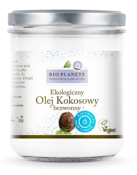 OLEJ KOKOSOWY BEZWONNY BIO 400 ml - BIO PLANETE