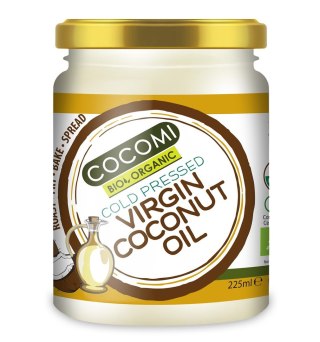 OLEJ KOKOSOWY VIRGIN BIO 225 ml - COCOMI