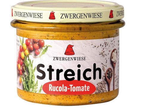 PASTA SŁONECZNIKOWA Z RUKOLĄ I POMIDORAMI BEZGLUTENOWA BIO 180 g - ZWERGENWIESE