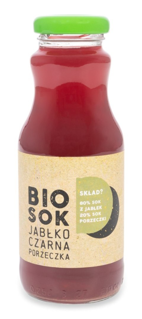 SOK JABŁKOWO - PORZECZKOWY NFC BIO 250 ml - OWOCOWE SMAKI