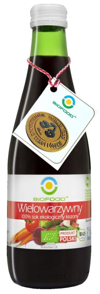 SOK WIELOWARZYWNY KISZONY NFC BEZGLUTENOWY BIO 300 ml - BIO FOOD