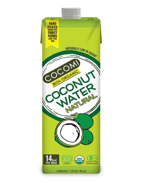 WODA KOKOSOWA NATURALNA BIO 1 L - COCOMI WODA KOKOSOWA NATURALNA BIO 1 L - COCOMI