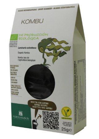 ALGI MORSKIE SUSZONE - KOMBU BIO 25 g - PORTO MUINOS