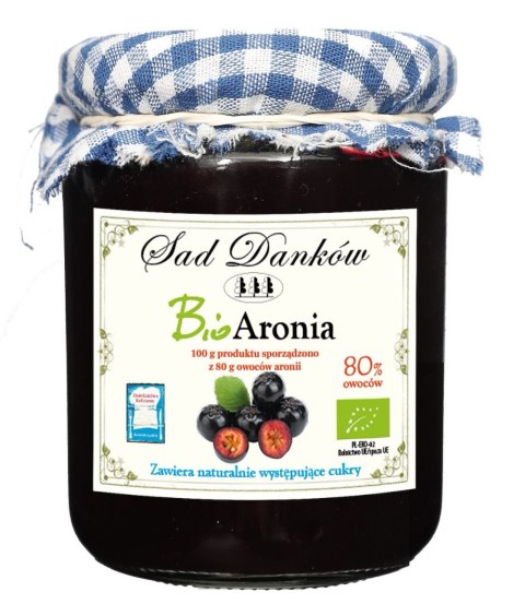 ARONIA 80 % BIO 260 g - SAD DANKÓW