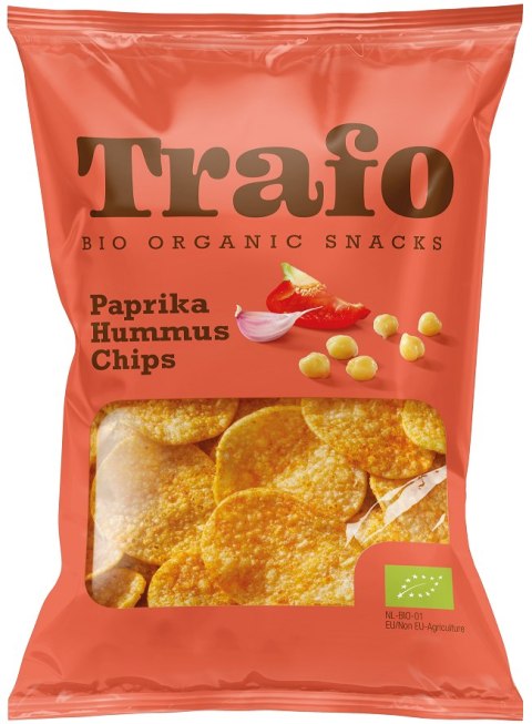 CHIPSY Z CIECIERZYCY PAPRYKOWO - CZOSNKOWE BIO 75 g - TRAFO