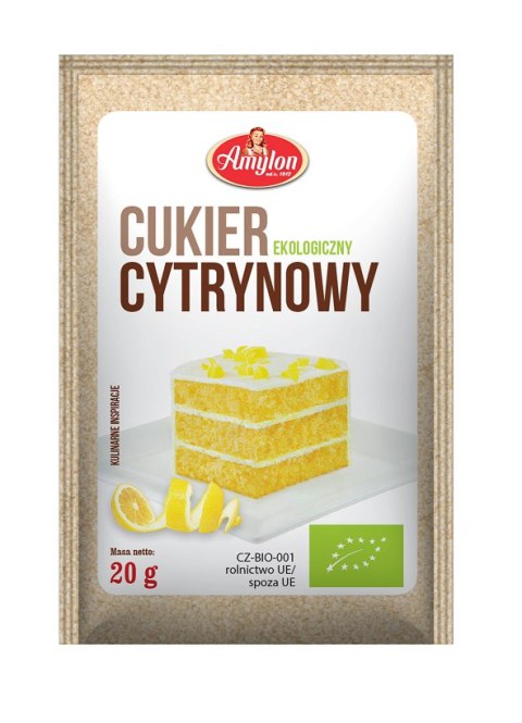 CUKIER CYTRYNOWY BEZGLUTENOWY BIO 20 g - AMYLON