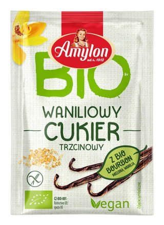 CUKIER Z WANILIĄ BOURBON BEZGLUTENOWY BIO 20 g - AMYLON