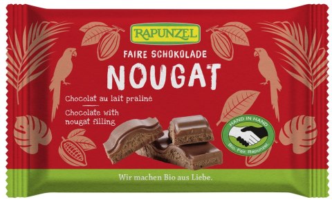 CZEKOLADA MLECZNA Z NADZIENIEM NUGATOWYM FAIR TRADE BIO 100 g - RAPUNZEL