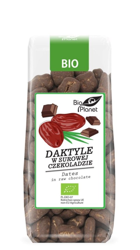 DAKTYLE W SUROWEJ CZEKOLADZIE BIO 100 g - BIO PLANET