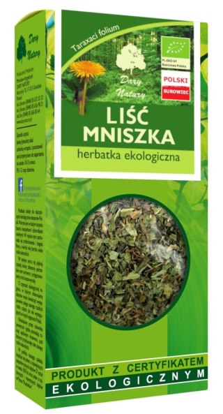 HERBATKA LIŚĆ MNISZKA BIO 25 g - DARY NATURY