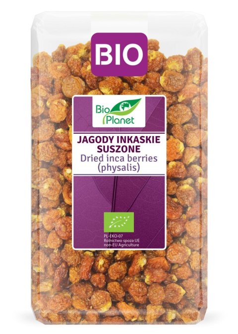 JAGODY INKASKIE SUSZONE BIO 1 kg - BIO PLANET