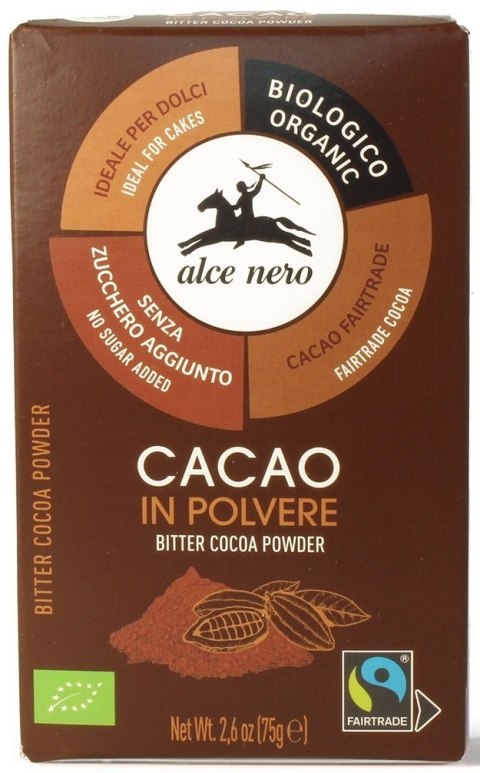 KAKAO W PROSZKU FAIR TRADE BIO 75 g - ALCE NERO