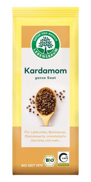 KARDAMON ZIARNO BIO 50 g - LEBENSBAUM