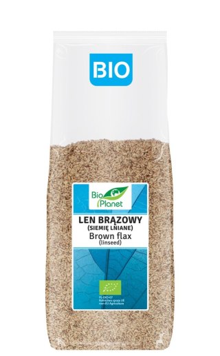 LEN BRĄZOWY (SIEMIĘ LNIANE) BIO 1 kg - BIO PLANET