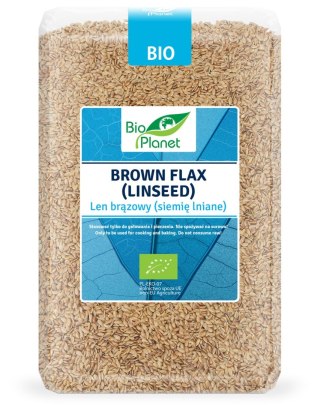 LEN BRĄZOWY (SIEMIĘ LNIANE) BIO 2 kg - BIO PLANET