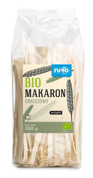 MAKARON (ORKISZOWY) WSTĄŻKI BIO 250 g - NIRO