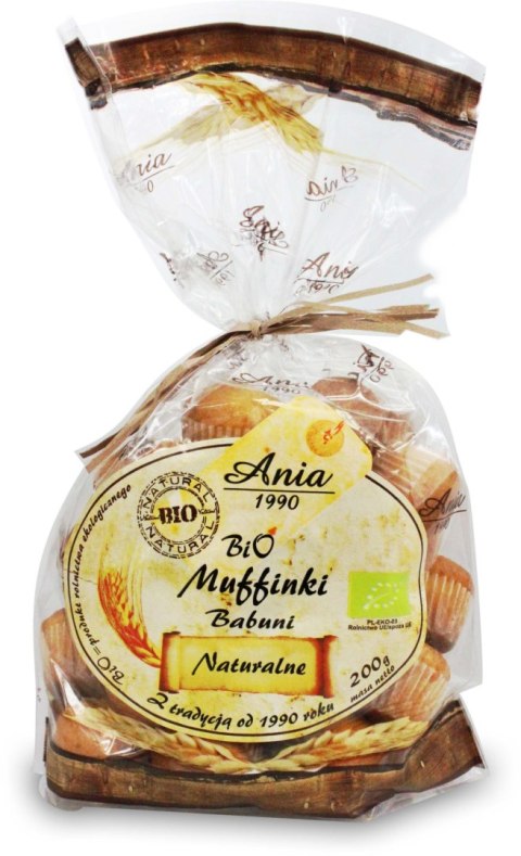 MUFFINKI BABUNI NATURALNE BIO 200 g - BIO ANIA MUFFINKI BABUNI NATURALNE BIO 200 g - BIO ANIA
