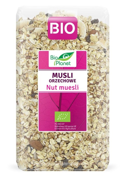 MUSLI ORZECHOWE BIO 600 g - BIO PLANET