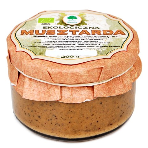 MUSZTARDA BIO 200 g - DARY NATURY